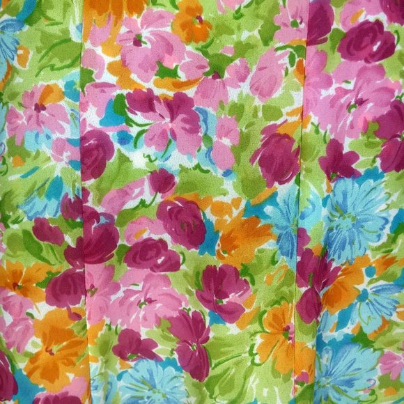 Emma & James Reversible Floral Polka Dot Skirt 12 - Picture 10 of 11